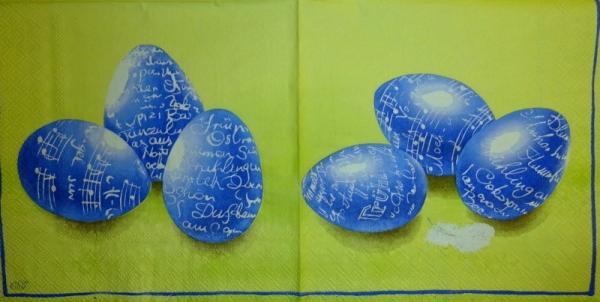 113 Eggs,  Easter Eggs - 3 ply (yellow) - Ihr